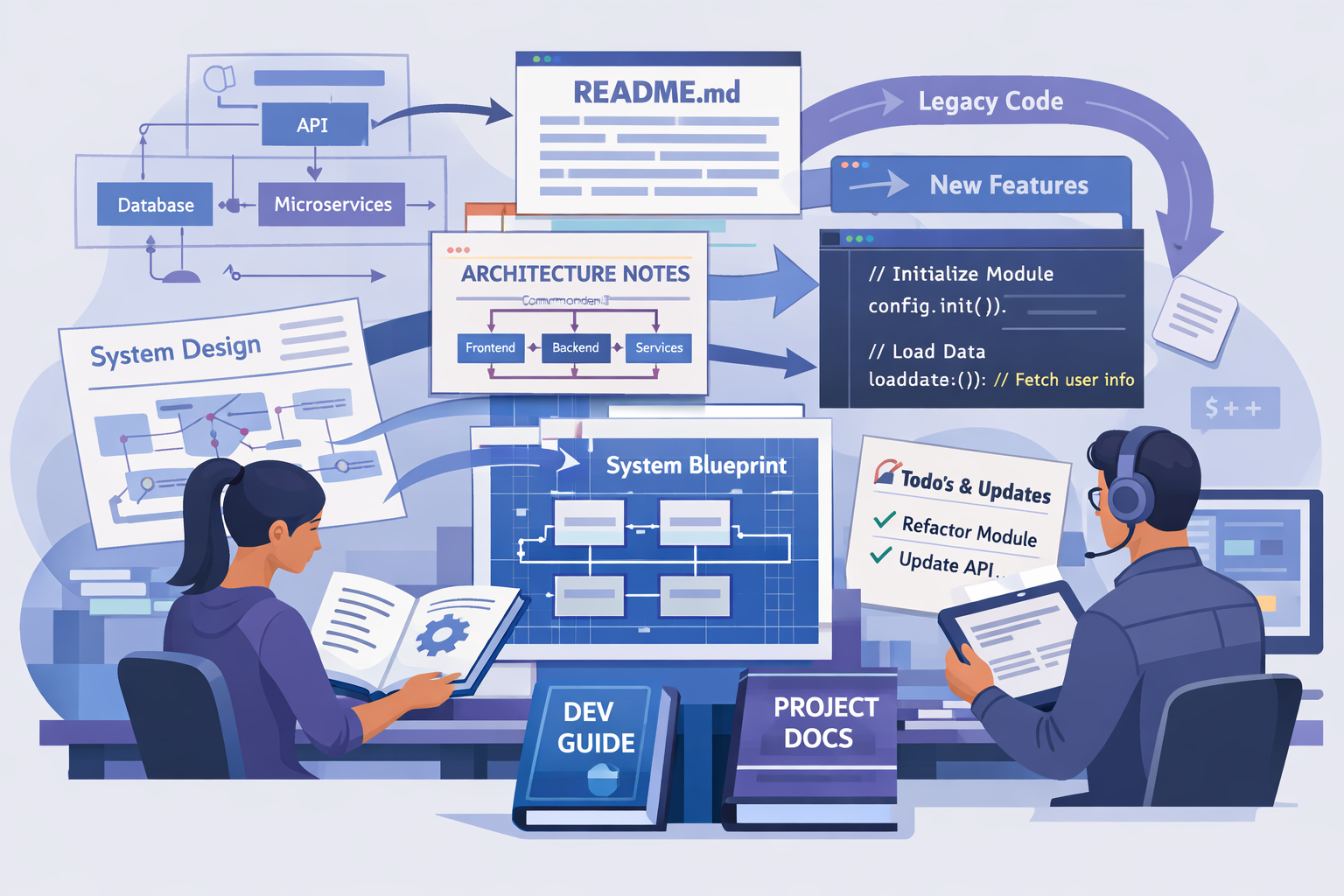 The Role of Documentation in Long-Term Projects