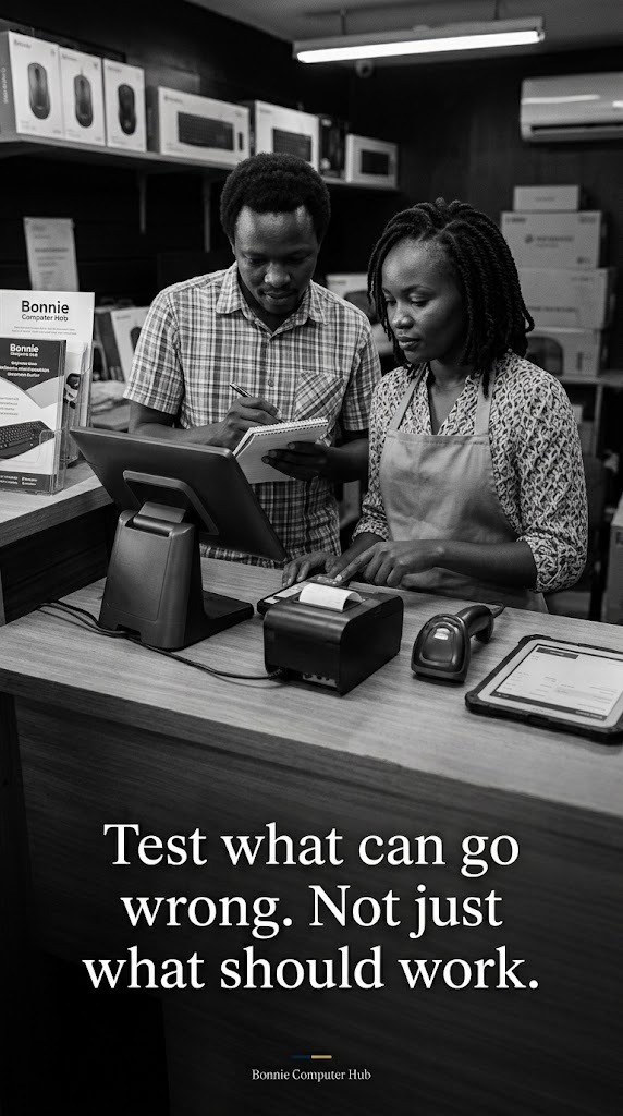 HOW TO TEST A POS SYSTEM BEFORE HANDING IT OVER TO A CLIENT.